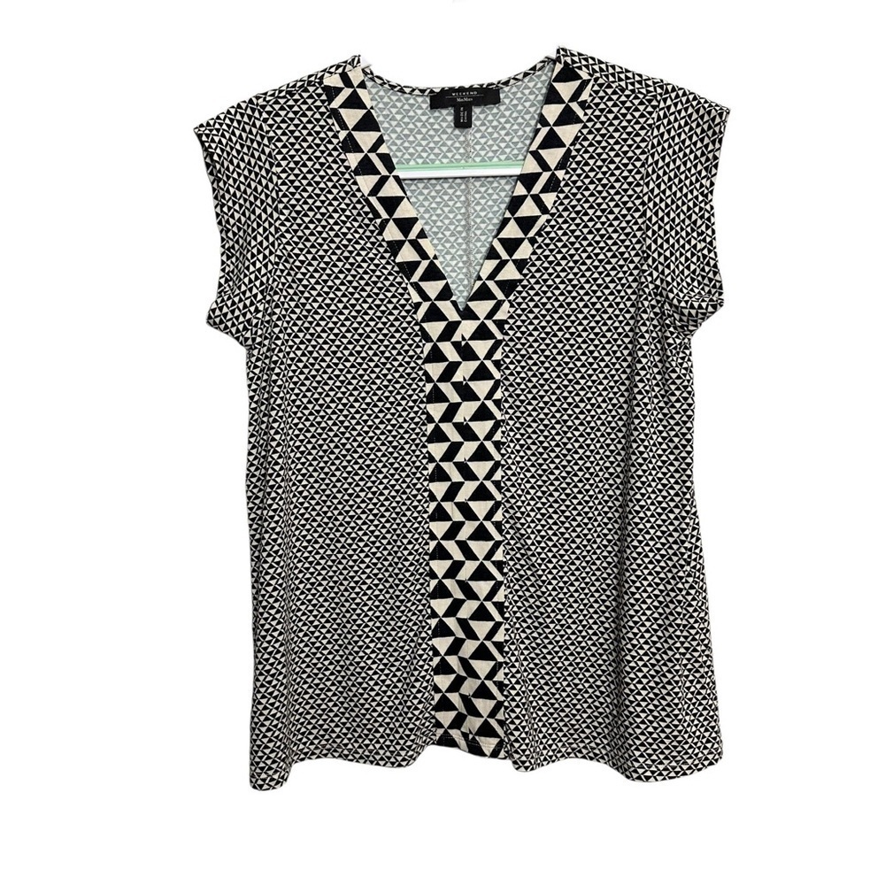 MaxMara Weekend Geo Print Top